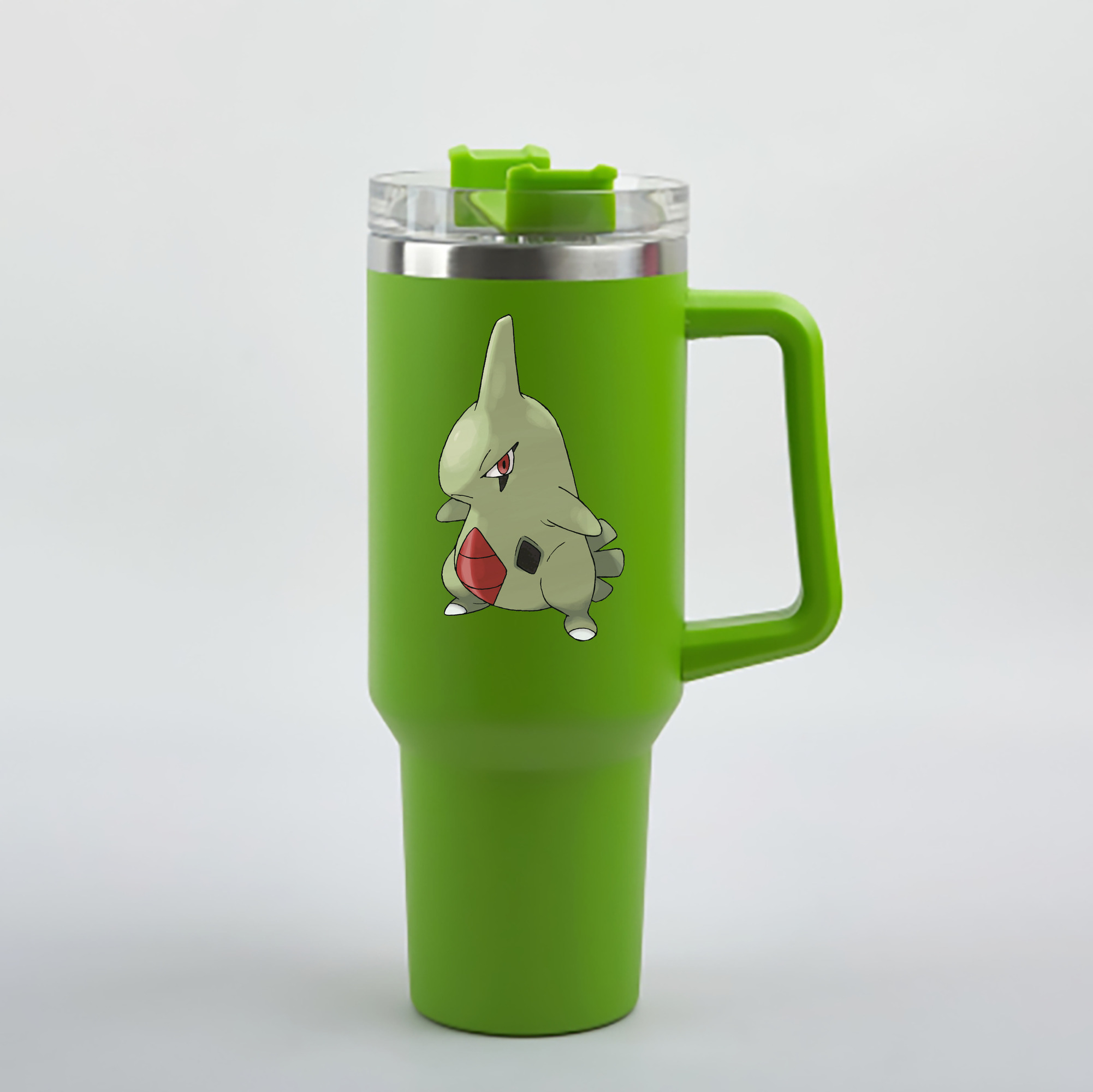 （画像用） ポケットモンスター Pokémon 1200mL車用タンブラー - クリスタルステッカー（プラスチックストロー付き）